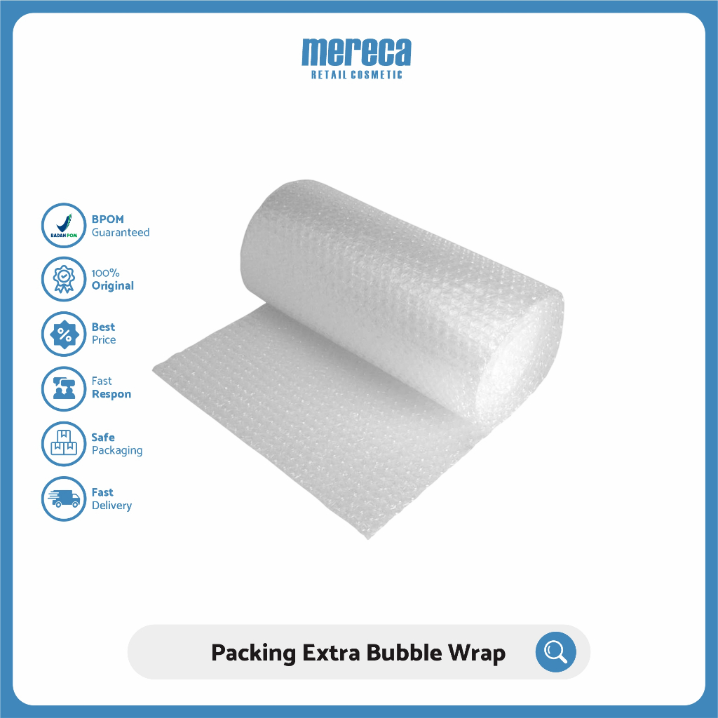 

Packaging Extra Bubblewrap / Lebih Tebal