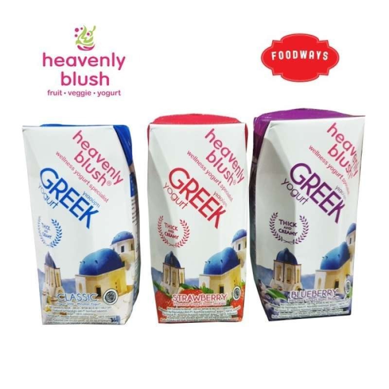 

[oddsolshop] pekanbaru/HB Heavenly Blush Greek Yogurt Classic 200ML Original StrawberryYo Actigro
