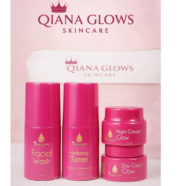 Qiana Glow - Skincare Pemutih Wajah Aman BPOM | Hasil Glowing 7 Hari