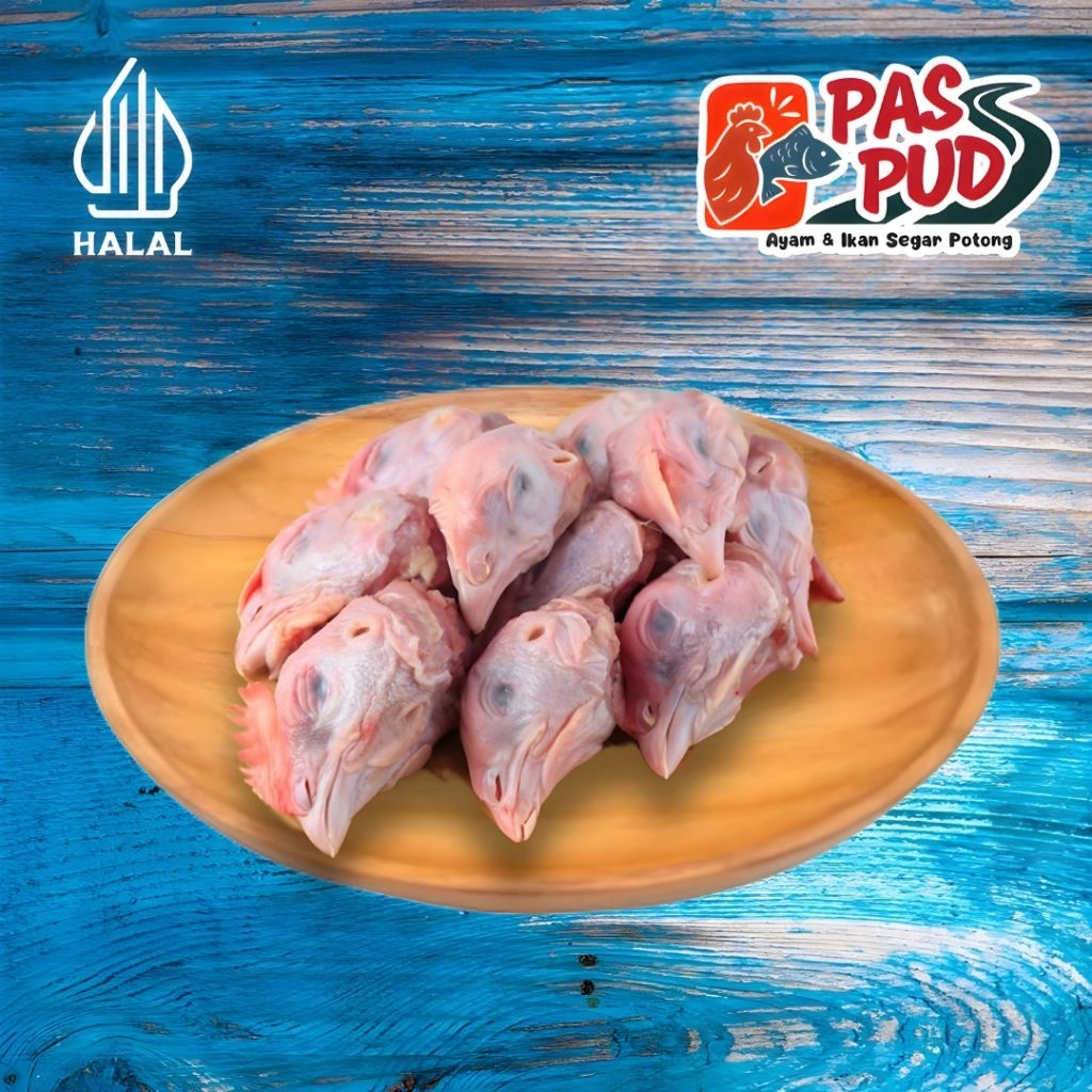 Kepala Ayam Tanpa Leher 500g