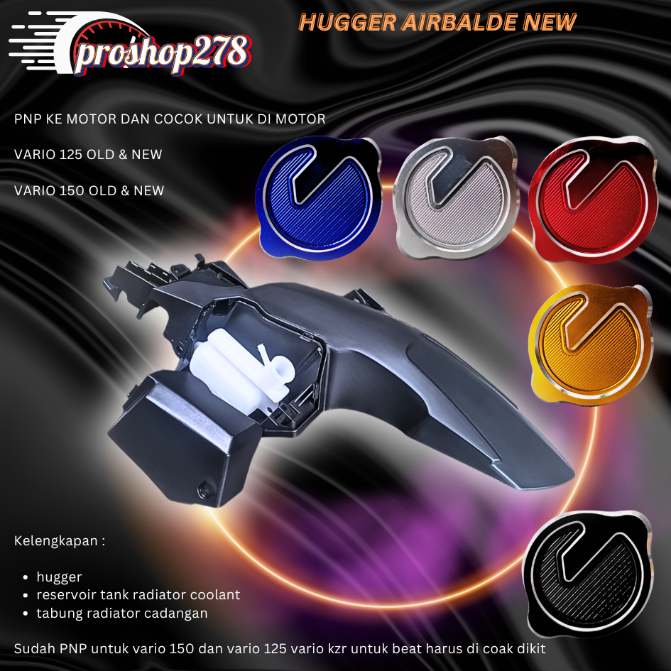SPAKBOR KOLONG HUGGER AIRBALDE VARIO LED NEW VARIO KZR VARIO LED OLD PCX 125 CBU PCX 150 LOKAL