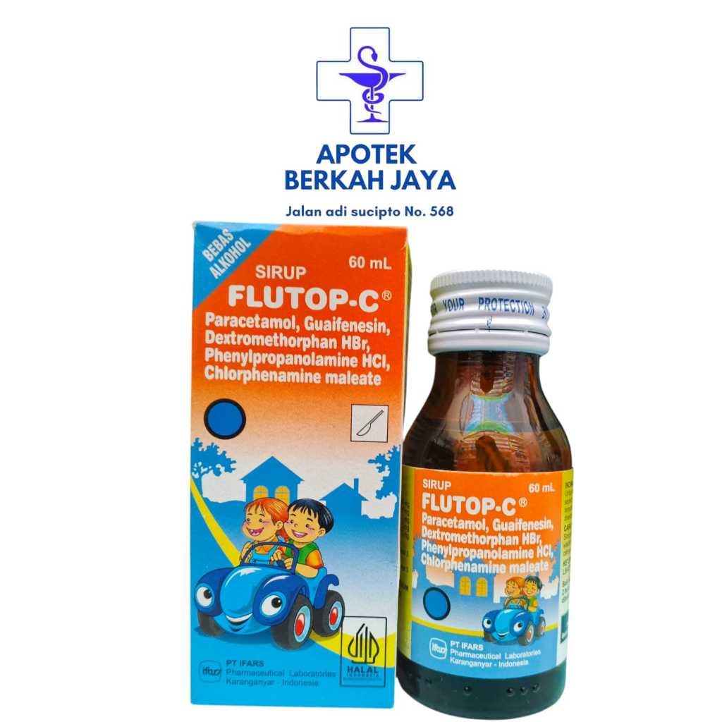 

Flutop - C Sirup 60 ml Rasa Jeruk Lemon