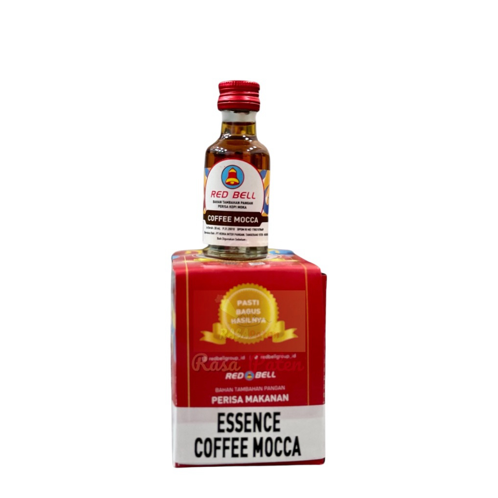 

RED BELL ESSENCE (BENING) 30 ml COFFEE MOCCA Halal BPOM RI COD Satuan / Lusinan