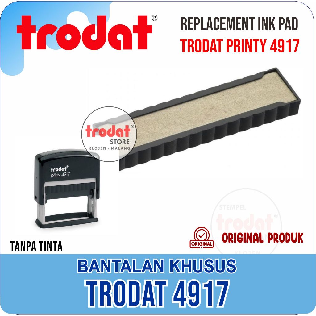 

Swop Pad Trodat 4917 / ink-cartridges pad TRODAT/ Bantalan Khusus Stempel TRODAT