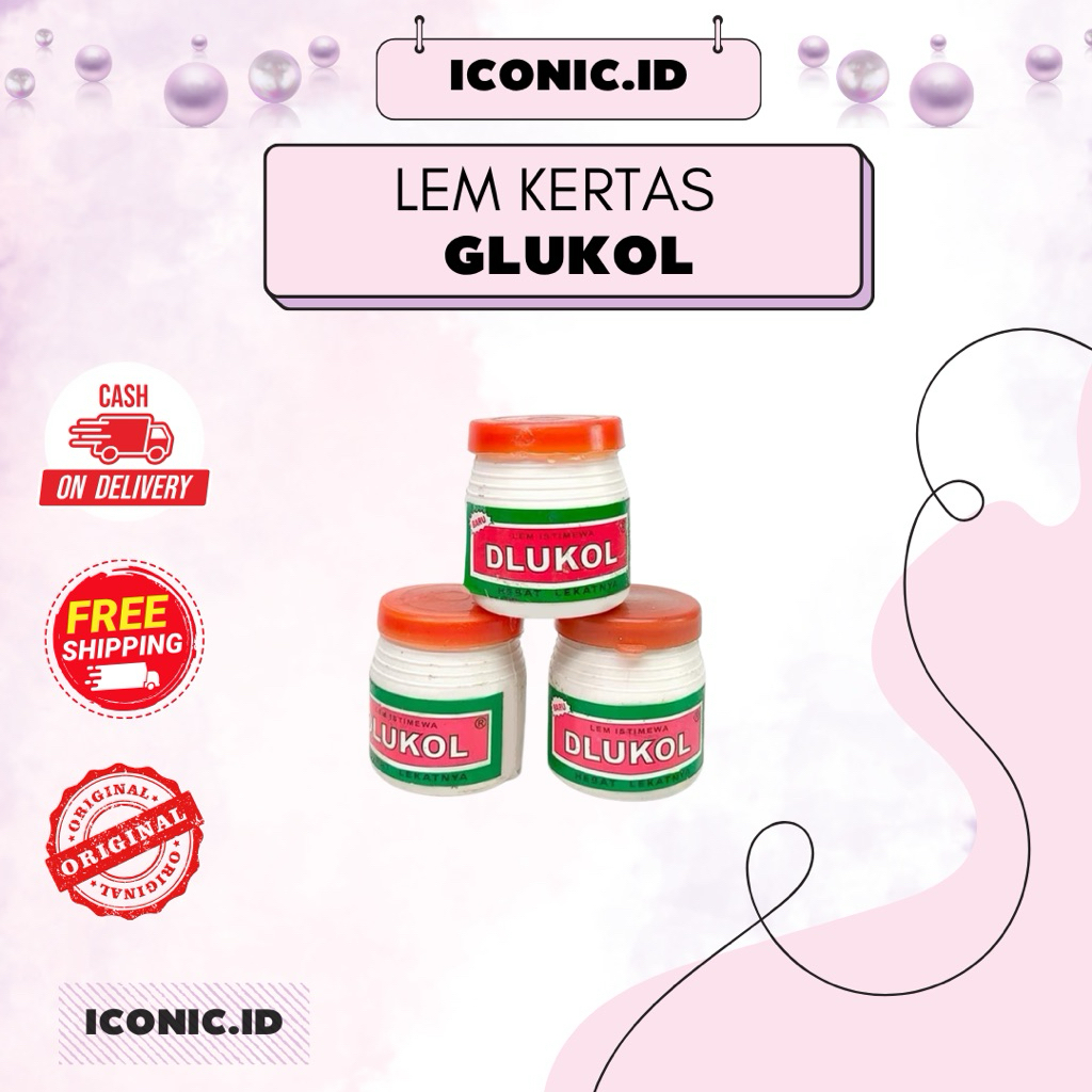 

Iconic.id - Lem kertas Glukol / Lem Glukol / Lem Kertas