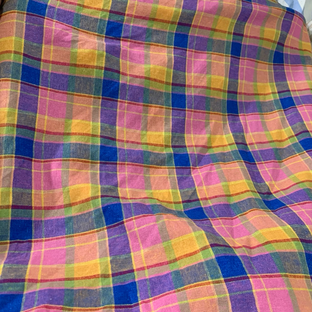 kain linen motif - kain linen - kain linen motif kotak - kain linen premium - tb08