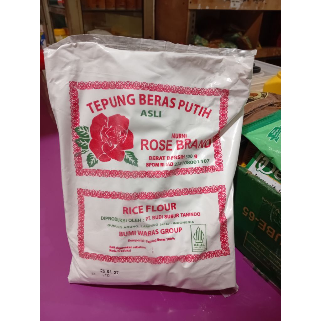 

Tepung Beras Rose Brand 500gr