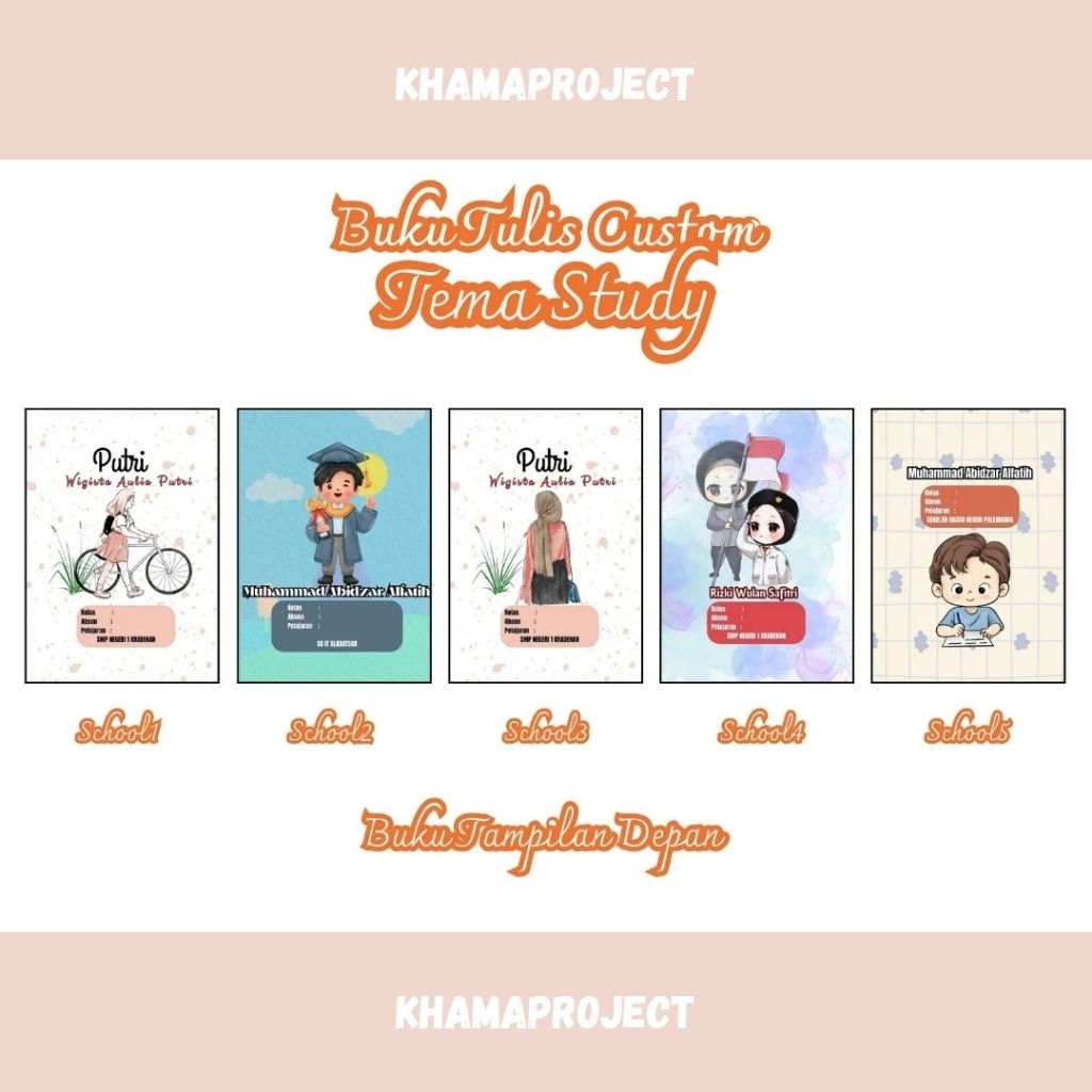 

BUKU TULIS CUSTOM NAMA TEMA STUDY 1 PACK