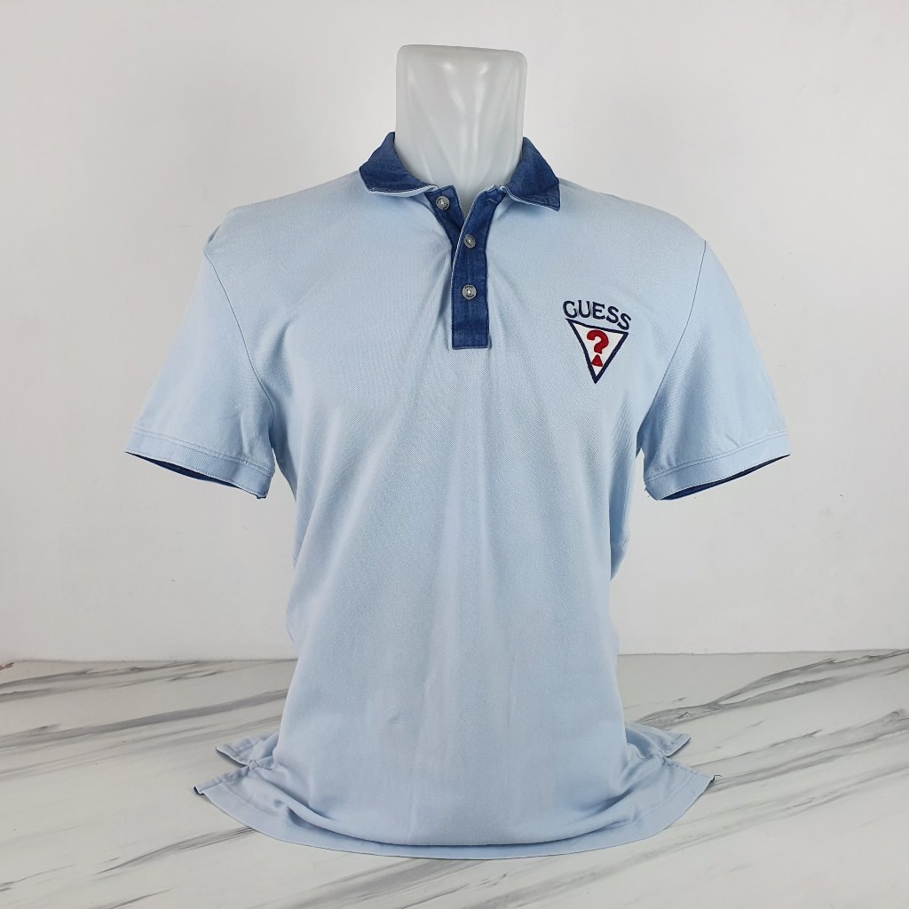 Baju Kaos Polo GUESS - Size S - Lebar Dada 50 cm - Original 100% - Scd