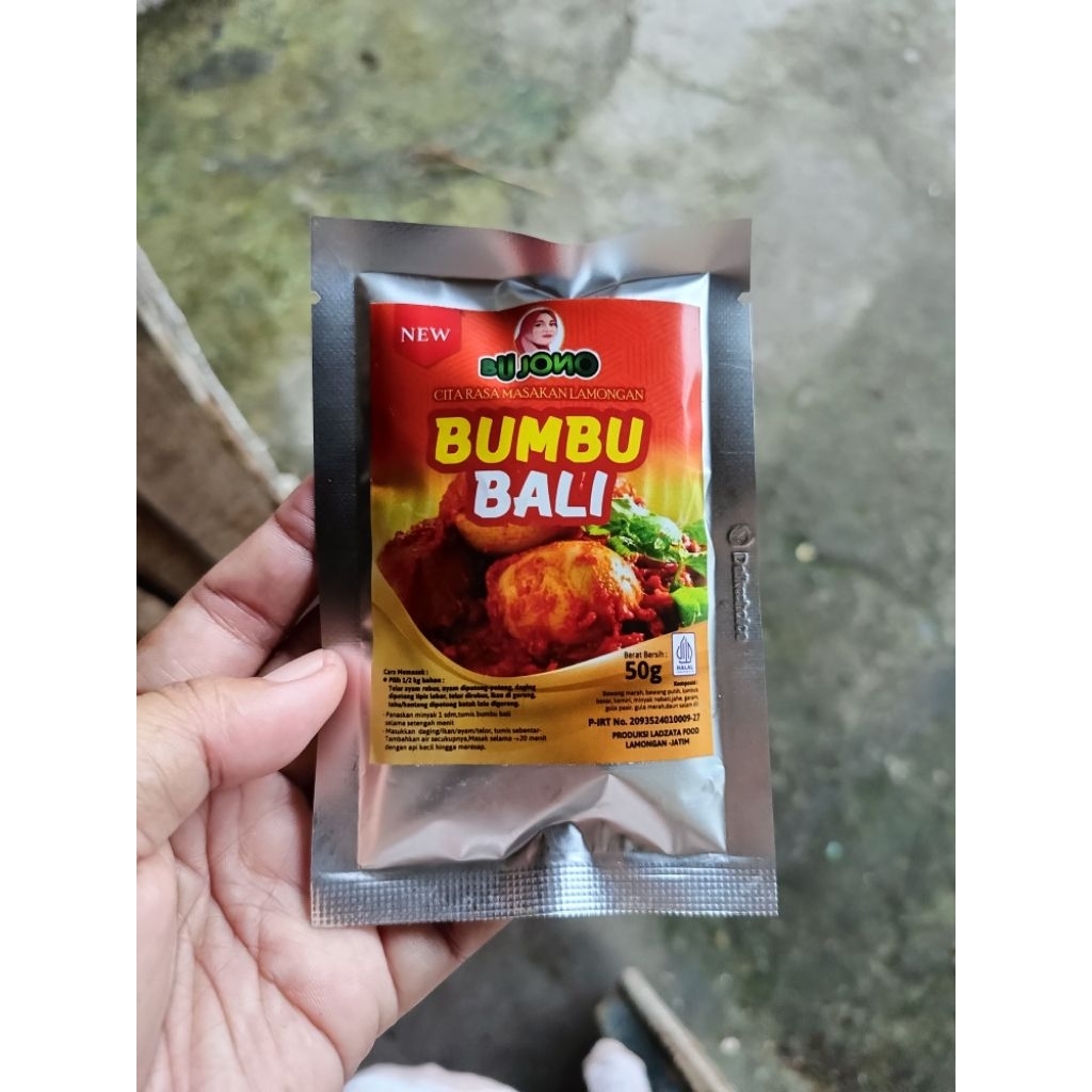 

bumbu instan bali 50gr BUJONO