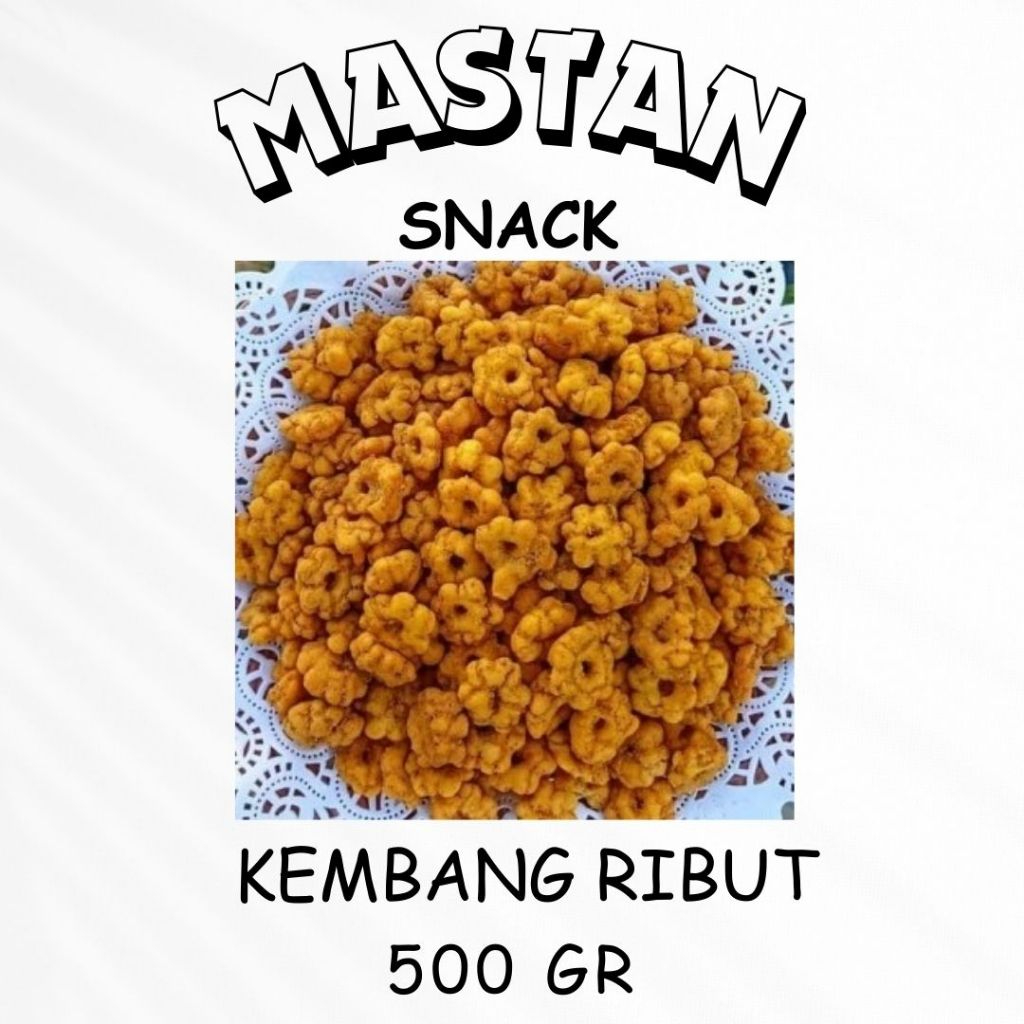 

[500gr] Kembang Ribut Bunga Sakura Ajisan Snack