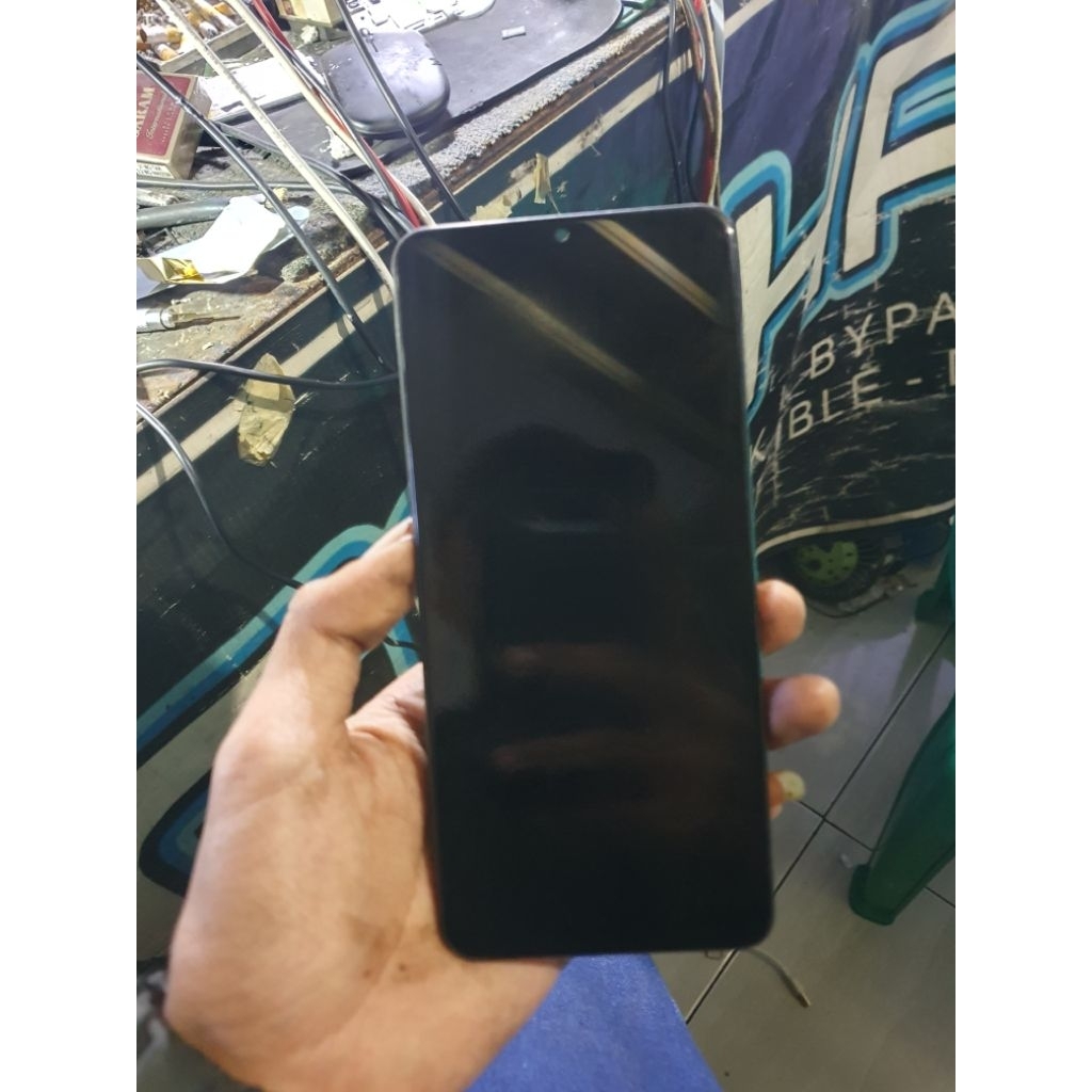 LCD Samsung M12/ A12 Ori Copotoan Satu Set Frame