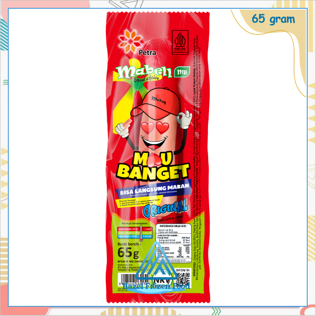 

Mabell Sosis Single Original 65 g Frozen Food Karawang