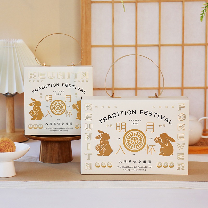 

BAKPIAKI - BOX ONLY Box mooncake / Box kue bulan / kotak kue bulan / Premium Box Mooncake 6 Slots 75-125gr Import