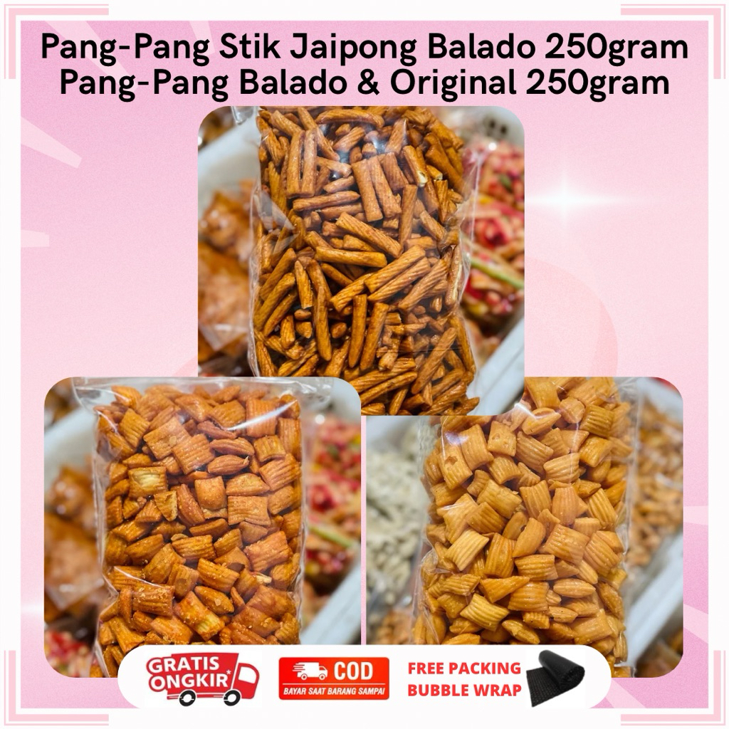 

PANG-PANG BANTAL BALADO & ORIGINAL 250GRAM | PANG-PANG STIK BALADO JAIPONG