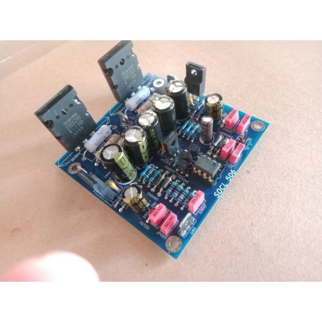 kit driver socl 506 TEF modif Balap komponen original pcb doble layer