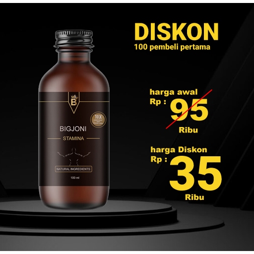 

BIGJONI STAMINA 100 ml madu stamina pria dewasa madu kuat herbal tahan lama