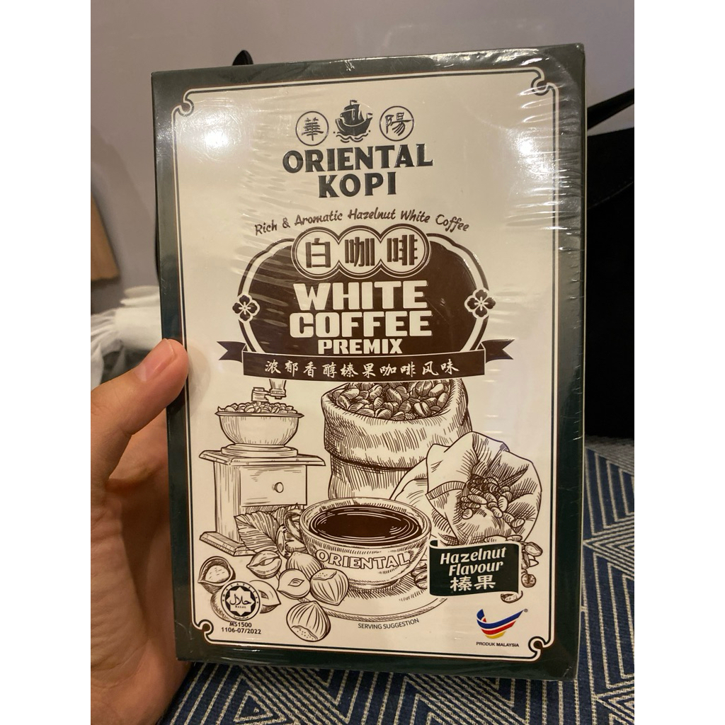 

Oriental Kopi White coffee Premix Hazelnut