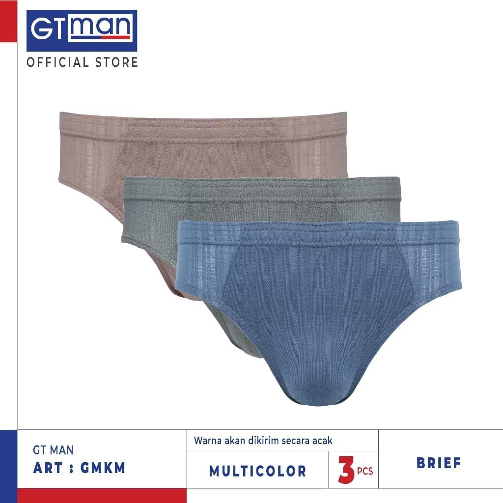[SALE] Celana Dalam Pria GT MAN ART GMKM Brief Isi 3Pcs