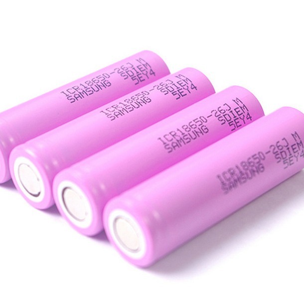 Baterai Samsung ICR 18650 26F Batre Isi Ulang Lithium Ion 2600mAh, Stabil & Tahan Lama