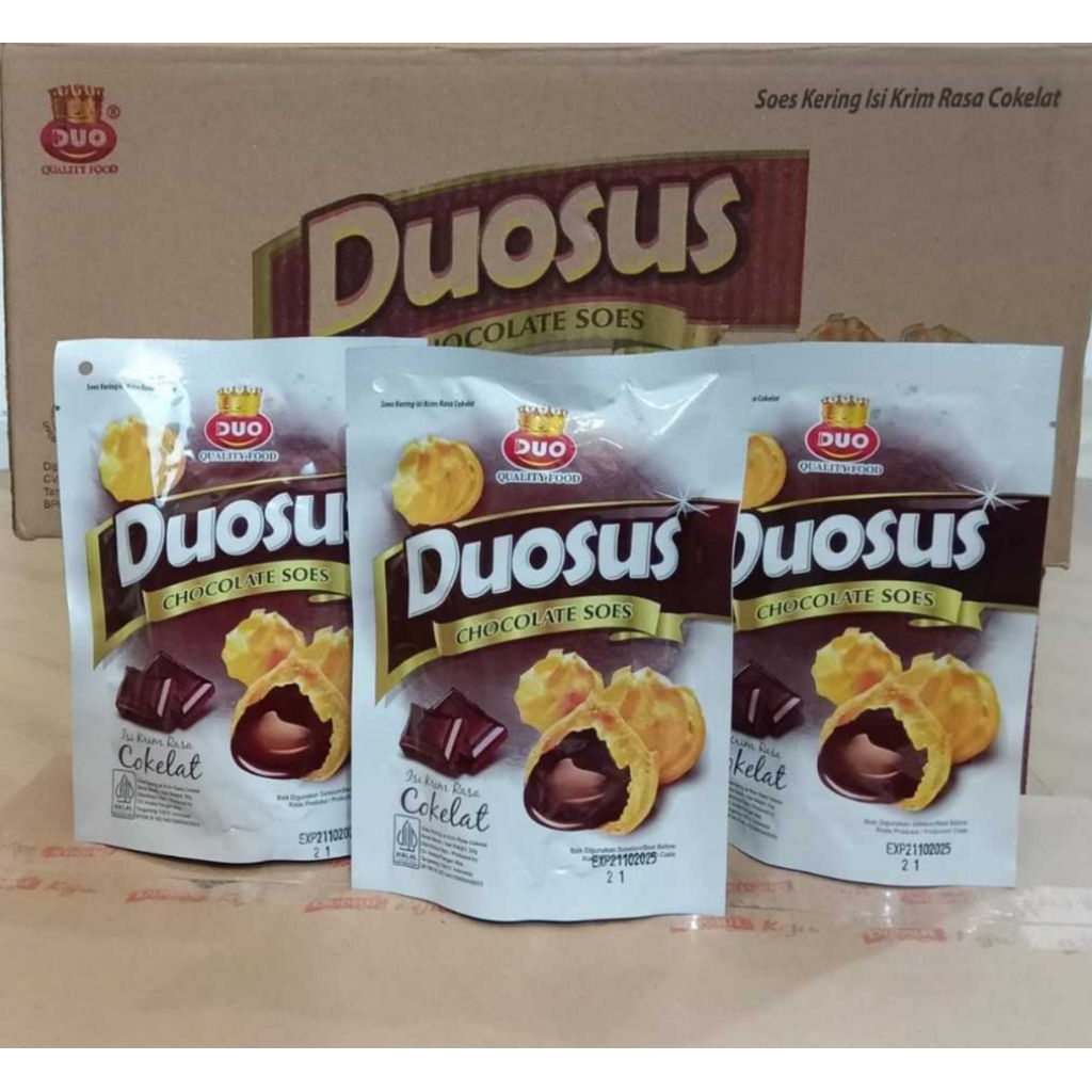 

Duosus 30 gr isi Cream Rasa Keju/Cokelat