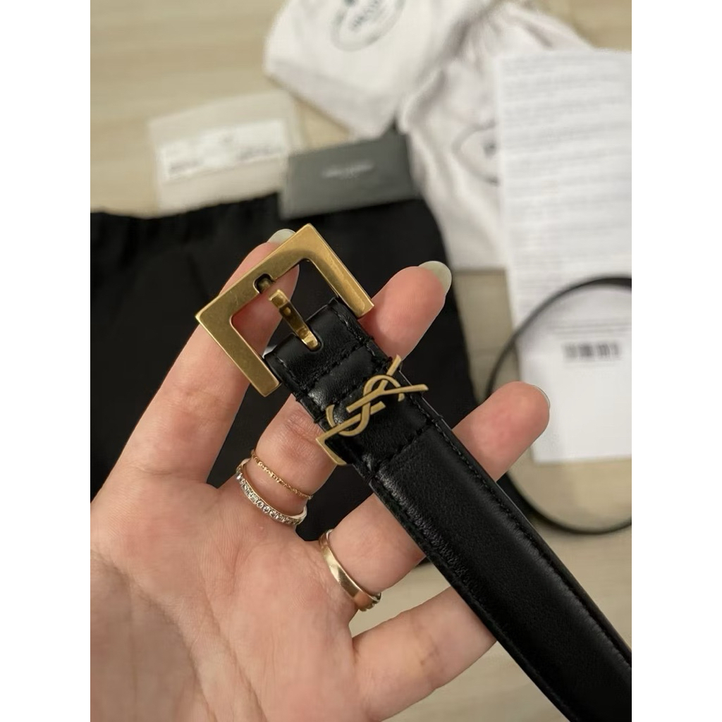 ysl belt authentic preloved