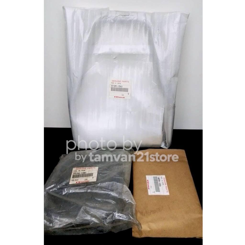 PAKETAN 1 SET PENYANGGA SANDARAN JOK BELAKANG ELIMINATOR 175 BN175 ORIGINAL KAWASAKI