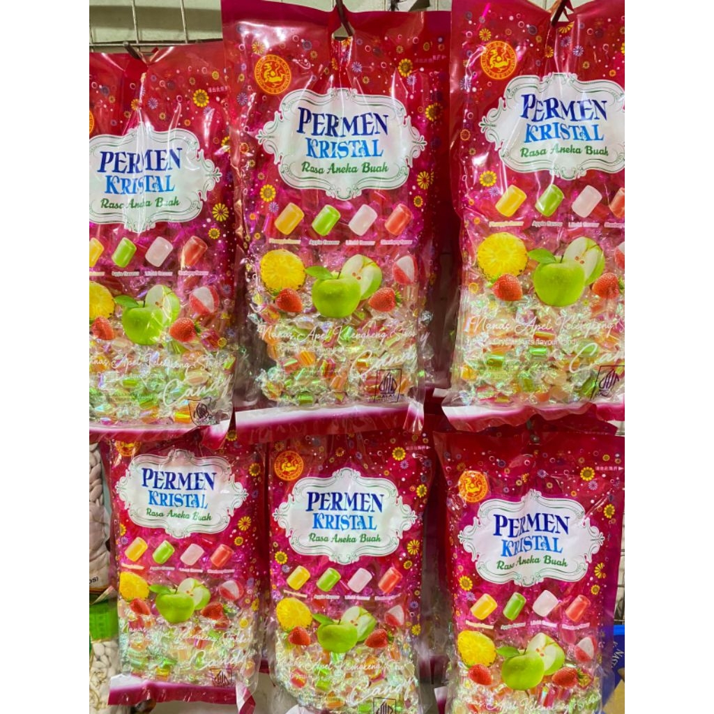 

permen kristal buah
