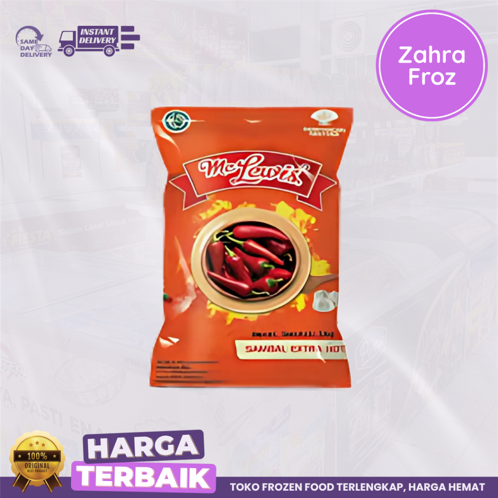 

MC LEWIS SAUS SAMBAL EXTRA HOT 1 KG