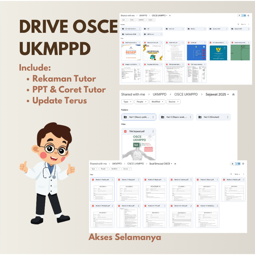 OSCE BIMBEL UKMPPD 2025 PERSIAPAN UJIAN BELAJAR KEDOKTERAN 2025 UKDI