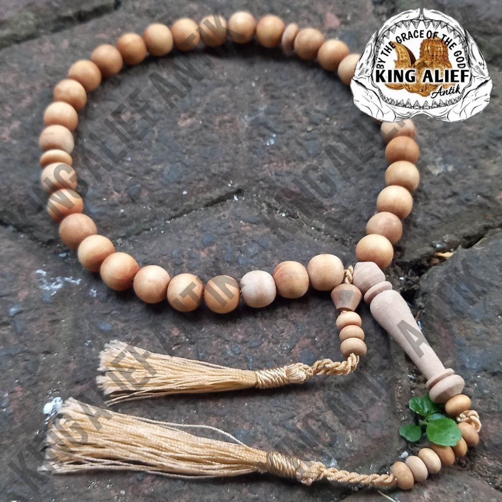 Traveller Selection Tasbih Kayu Cendana Wangi Butiran Besar 10 mm 33 Butir Koleksi Istimewa