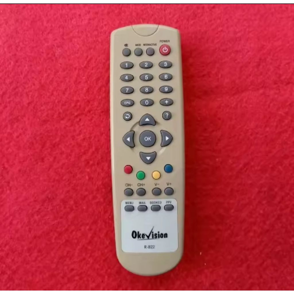 Remote Control TV PARABOLA OKE VISION Original