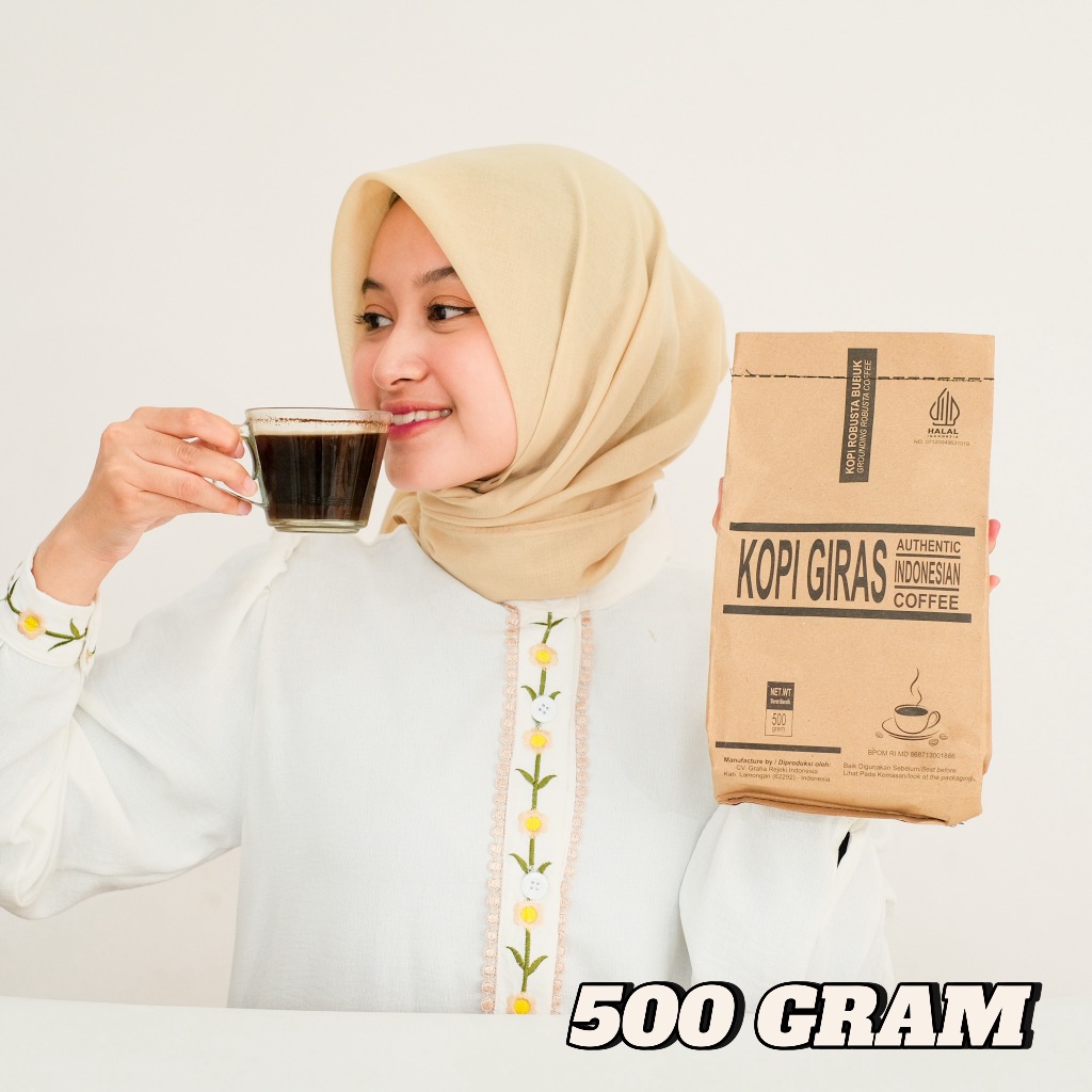 

Kopi Bubuk 500 Gram - Giras Robusta, Rasa Kuat, Cocok Untuk Warung & Rumah