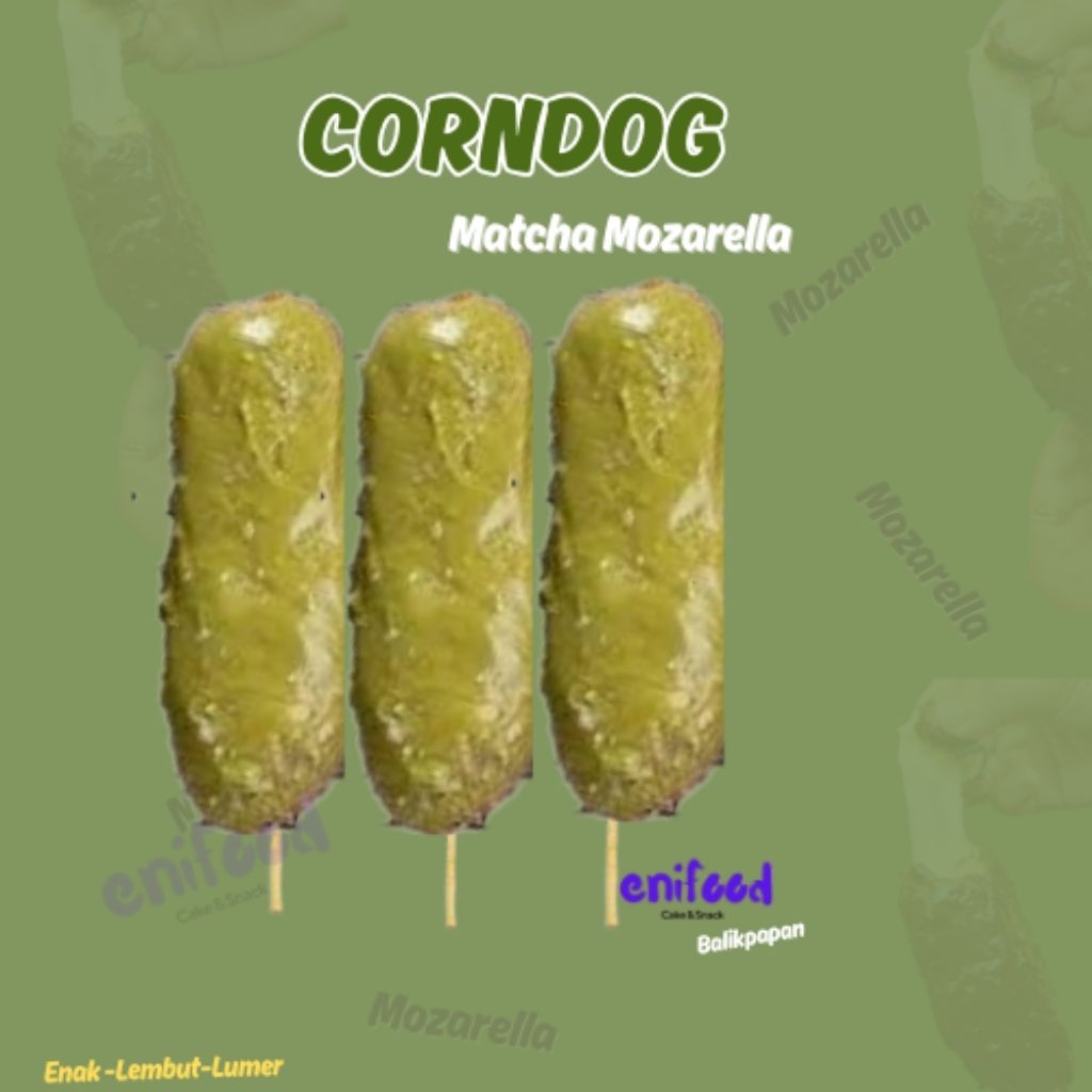 

CORNDOG MOZARELLA MATCHA//Balikpapan