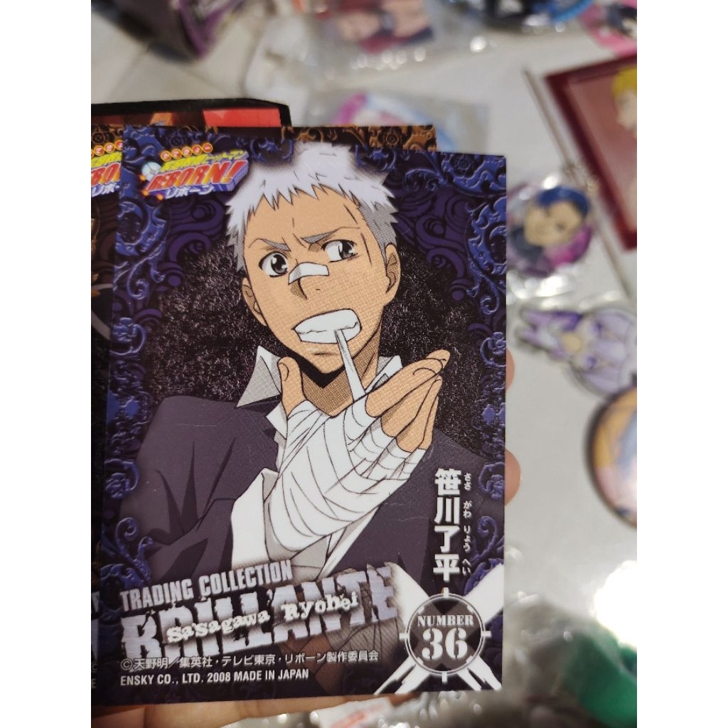 merch anime photocard Jojo bizarre reborn card virtual LIPXLIP honeyworks