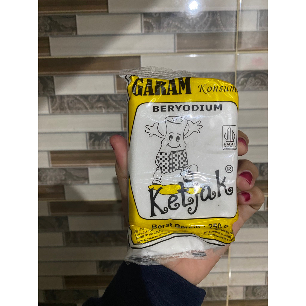 

GARAM YODIUM MEREK KETJAK 250Gr