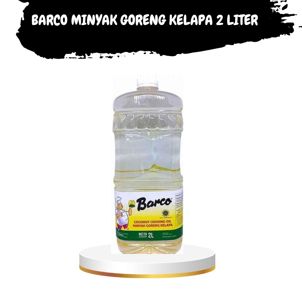 

Barco Minyak Goreng Kelapa Kemasan Botol 2 Liter Jernih Bening Non Kolestrol Halal 100% NYAstore