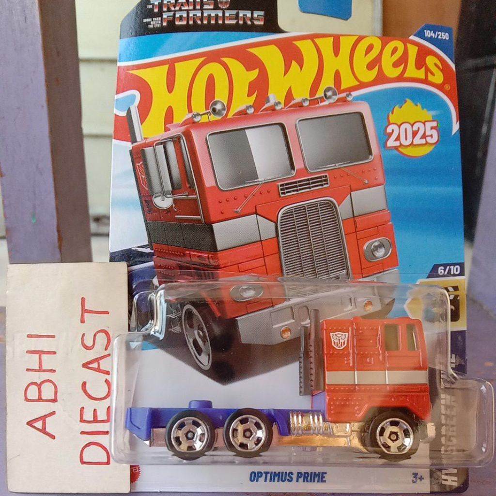 Hot wheels trailer optimus prime diecast hotwheels transformers optimus prime