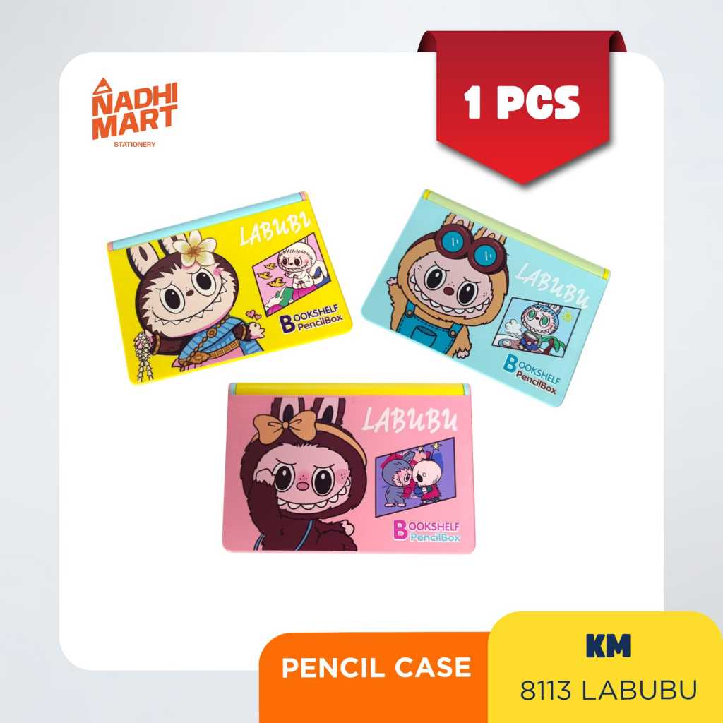 

PENCIL CASE PC MIKA KM-8113-3 KOTAK PENSIL MULTIFUNGSI KARAKTER LUCU