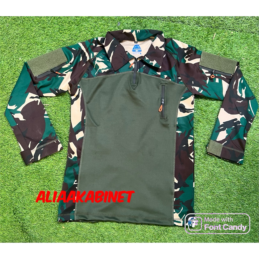 Kaos Lengan Panjang BDU Combat Scuba Loreng Malvinas TNI