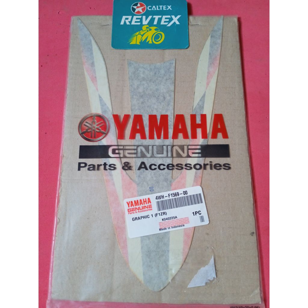 striping sticker stiker Lis spakbor slebor depan Yamaha fizr f1zr millenium milenium orange hitam or