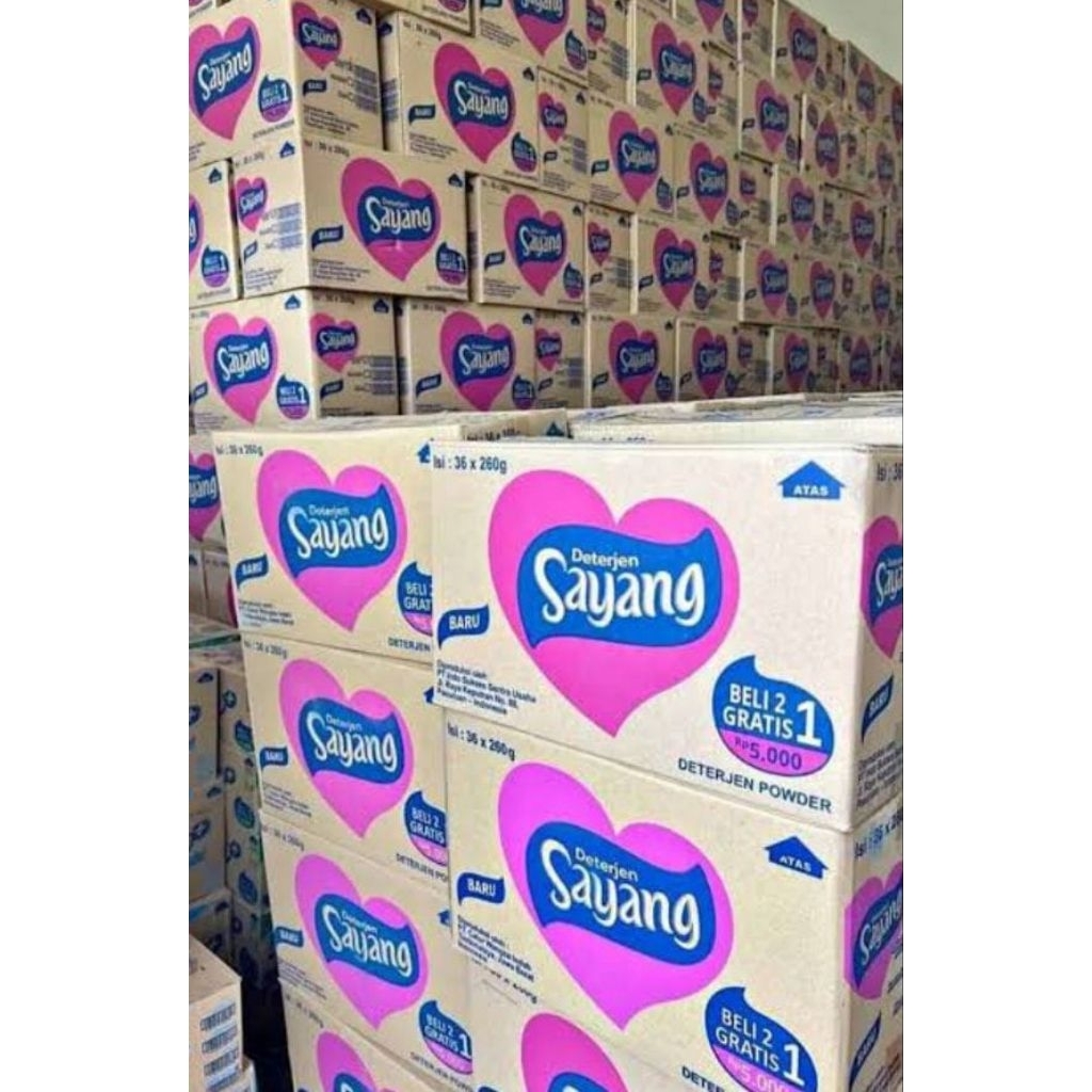 1 dus DETERJEN SAYANG isi 36pcs murah harga grosir