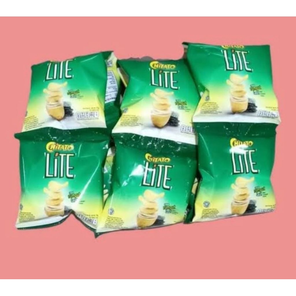 

Chitato lite rasa rumput laut 1 renceng isi 10 sachet