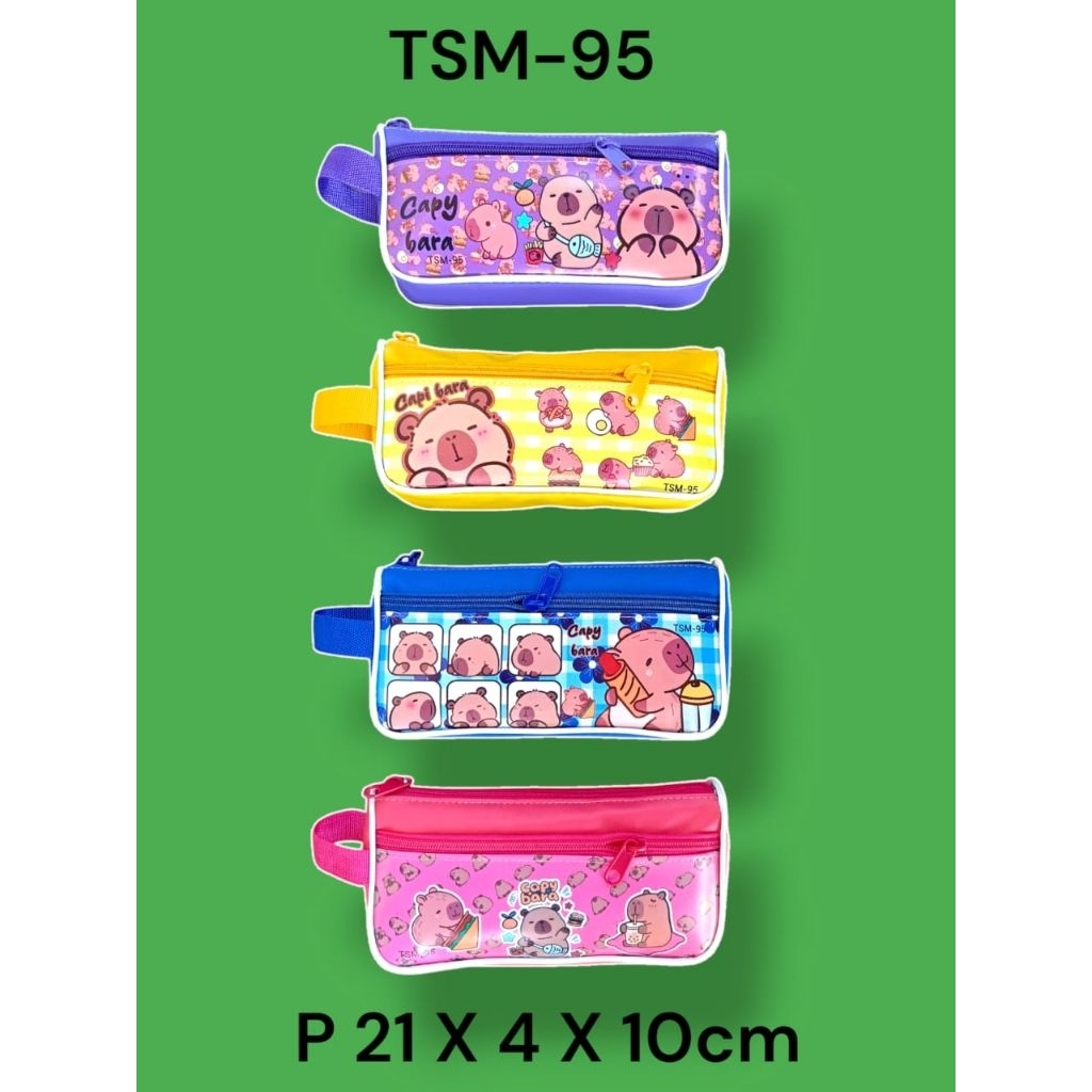 

Tempat pensil 2 resleting CAPYBARA