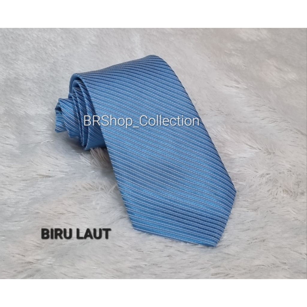 Dasi Pria biru tua muda cerah navy dongker biru laut 3Inch acara wisuda wedding kuliah ospek kerja k