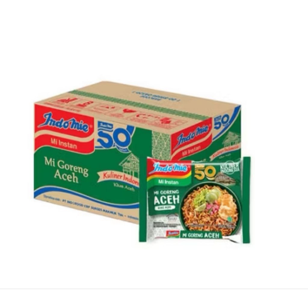 

Forcysn Indomie Goreng Aceh 1 Dus 40 Pcs