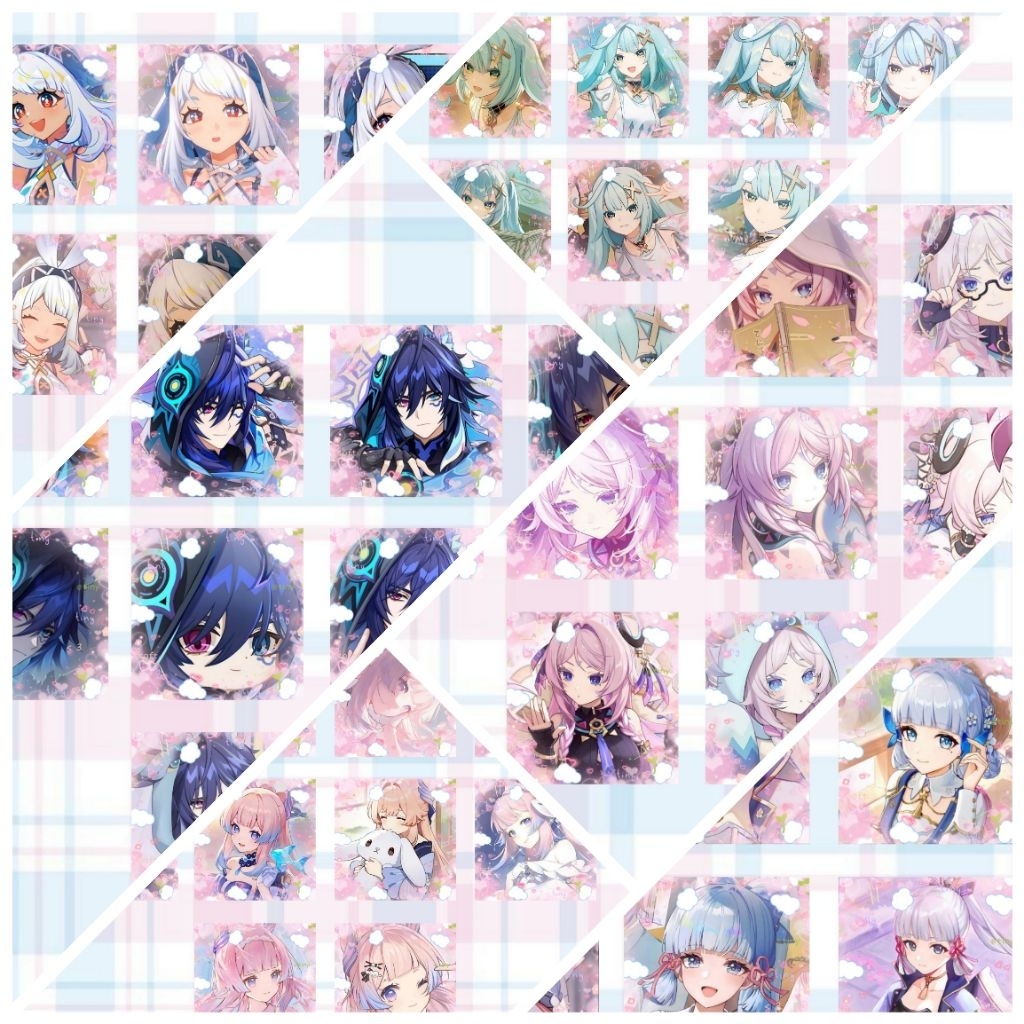 

Sticker Deco Genshin Impact (Citlali, Skirk, Tartaglia, Wanderer, Kazuha)