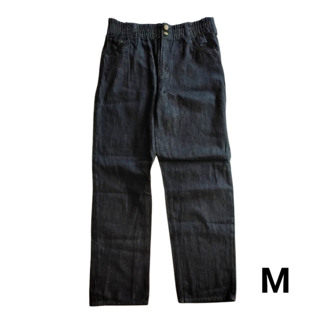 Celana panjang jeans dewasa wanita loft M dark navy