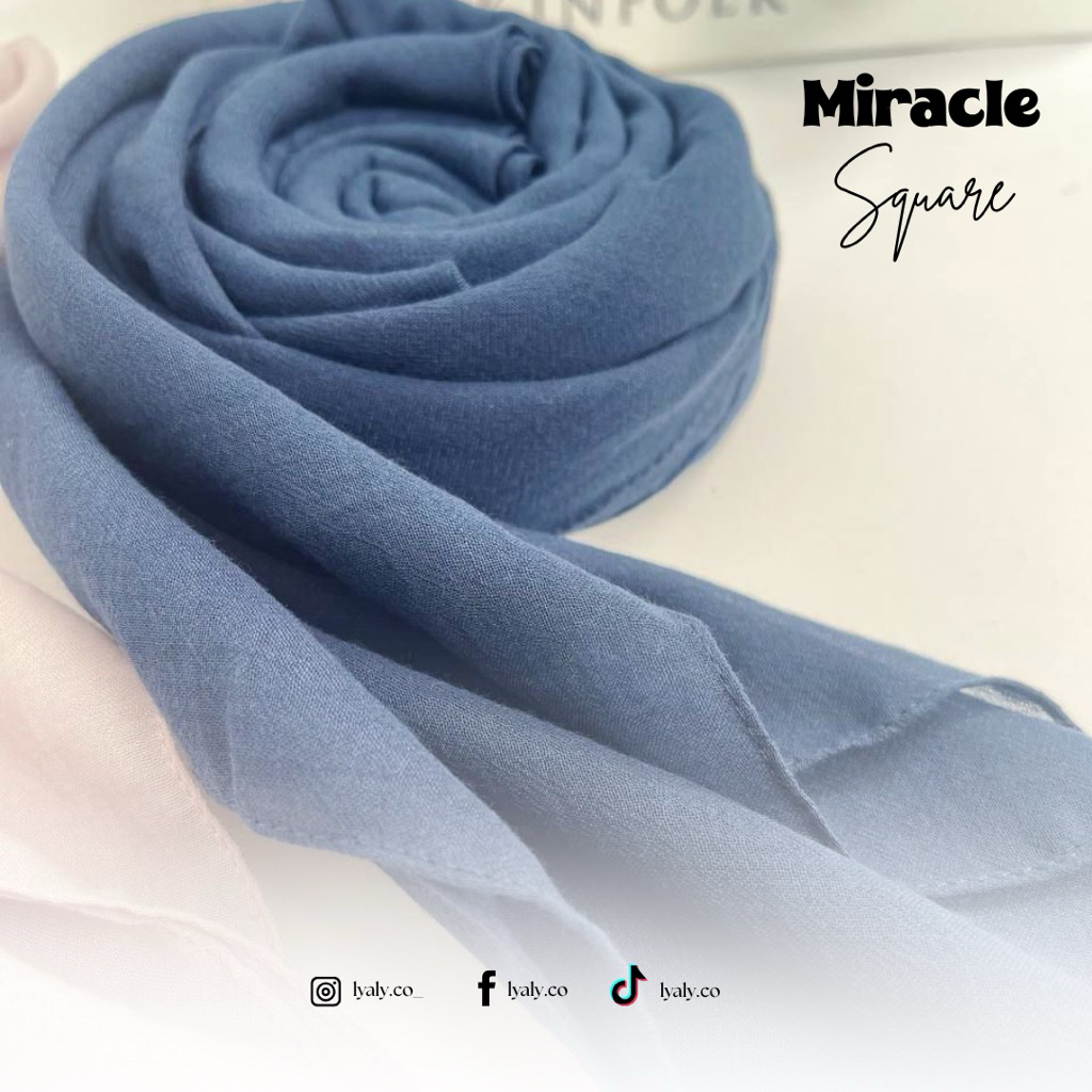 MIRACLE SQUARE - Ly.co | Hijab Bahan Berserat