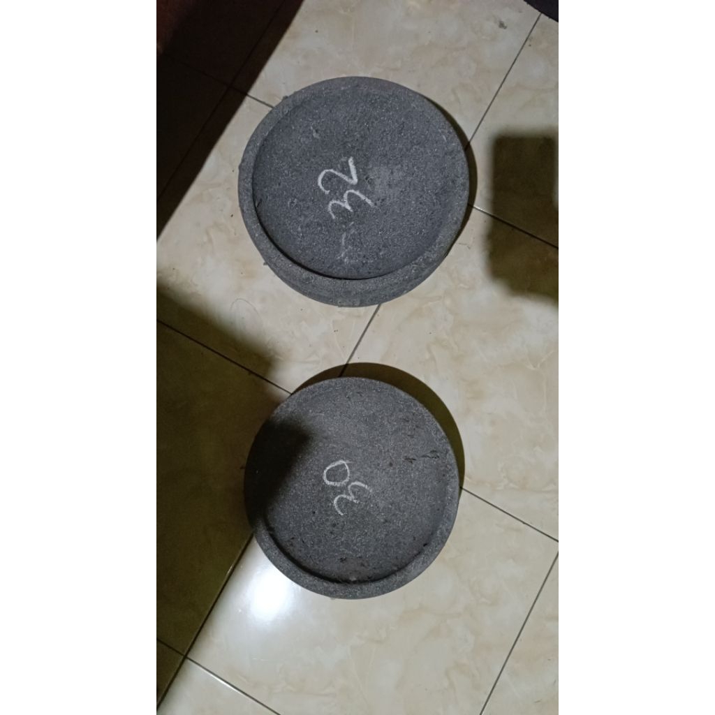 Layah (Cobek) Batu Asli Magelang